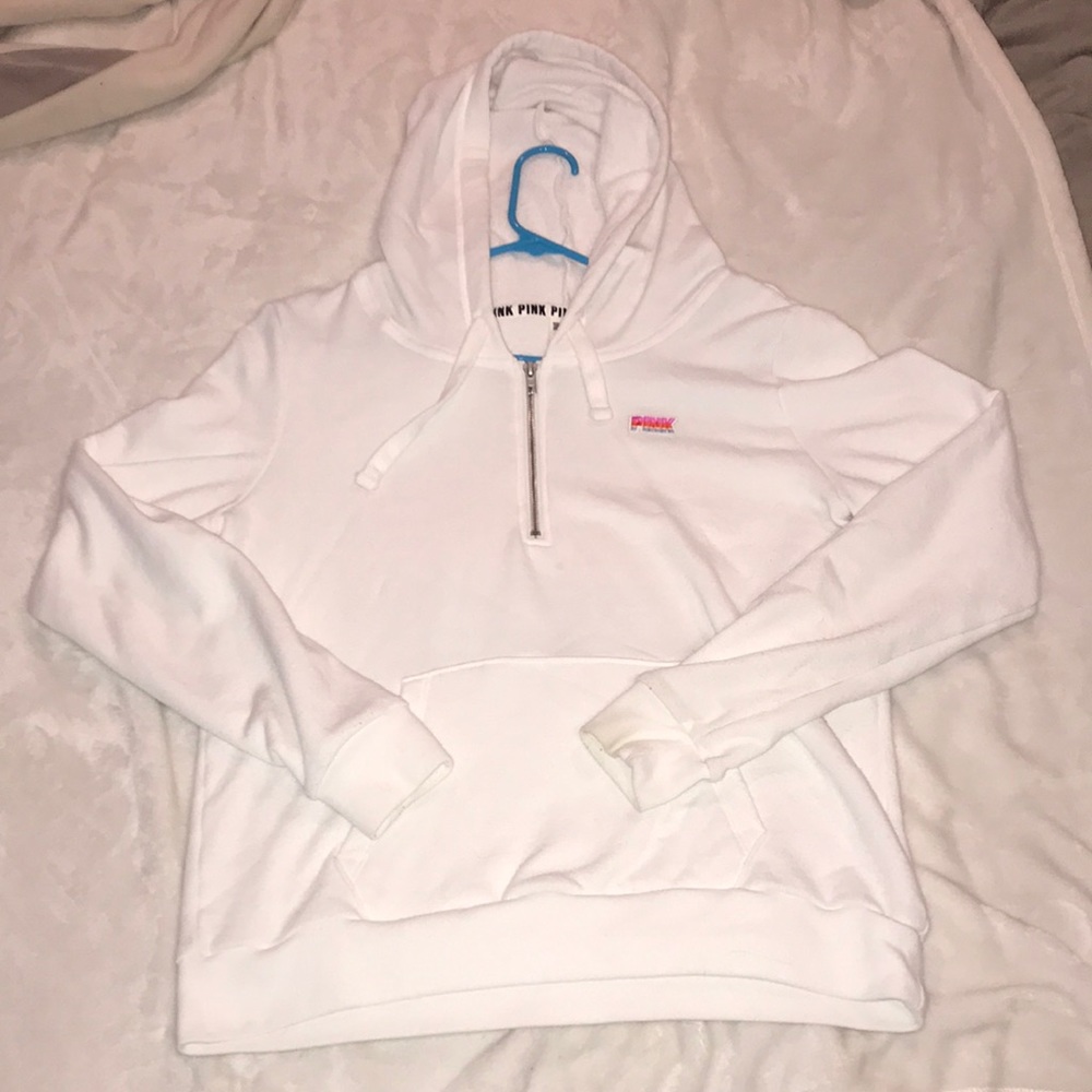 White Pink Large sweat jacket